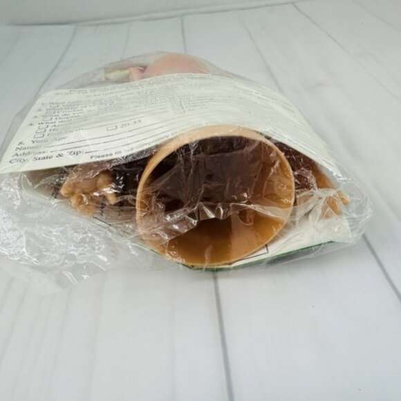 Vintage Fibre Craft 5.5" Elf Air Freshener Doll 3419 Christmas Holliday Crochet - Picture 6 of 8